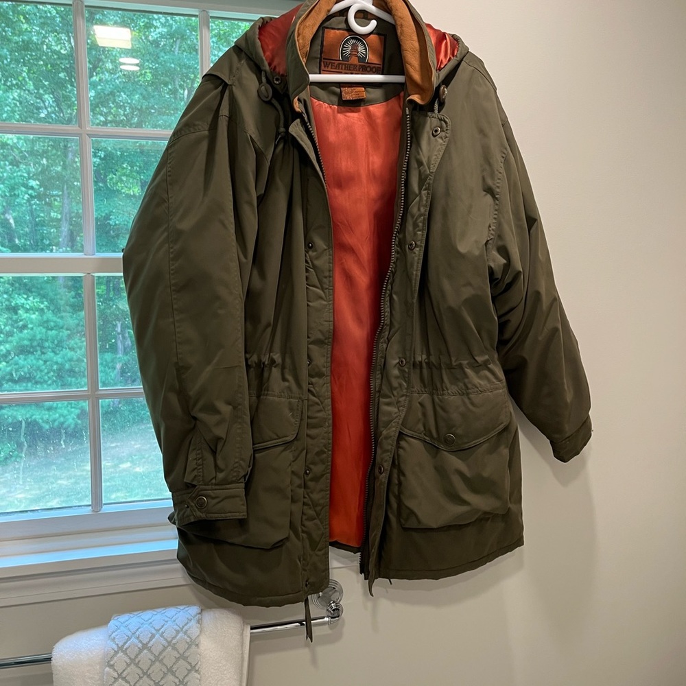 Men’s weather proof coat.